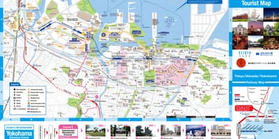 Карта Ёкагаме славутасці
